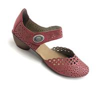 Rieker Pia Womens Open Court Shoes 42 EU Red