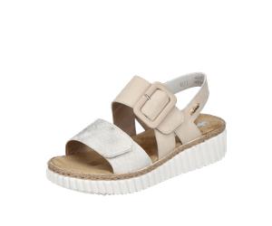 Rieker - Plateausandalen beige - Gr. - 37