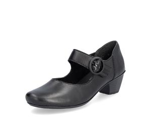 Rieker - Pumps: Lugano/Softlack - Schwarz 40