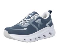 Slip-On Sneaker RIEKER SPORT, Herren, Gr. 42, dunkelblau, Textil, Schuhe, Sportschuh, Freizeitsneaker, Halbschuh zum Schlupfen (89614848-42) dunkelblau
