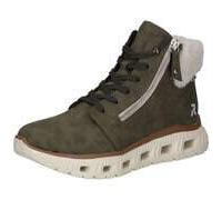 Rieker Damen Klassische Stiefeletten M6014, Frauen Stiefeletten, wasserabweisend, riekerTEX,uebergangsstiefel,Boots,Stiefel,grün (54),42 EU / 8 UK