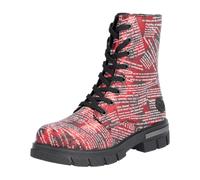 HWK Damen Stiefel rot-schwarz - Gr. - 38