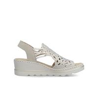 Rieker Rieker Damen Keilsandaletten beige Hellbeige, 40