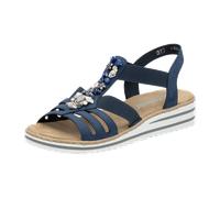 Rieker Riemchensand. für Damen, blau, Größe 41 EU