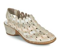 Rieker Roberto Sandalen/Sandaletten Femmes Silbern - 39 - Sandalen/Sandaletten