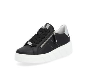 Rieker Rock/Lorica/Dickson Damenschuhe Schnürschuhe Schwarz Freizeit, Schuhgröße:39 EU