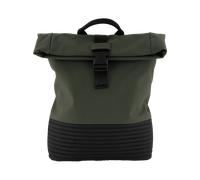 Rieker Cityrucksack Foil/Foil, mit modischer Steppung, schwarz