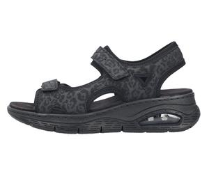 Rieker Sandale 67666 schwarz/grau Damen, Größe Euro (US) 40 (8,5)