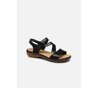 Rieker Damen 659C7 Sandale, schwarz, 38 EU