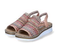 Rieker Sandalen - Gr. 37 - Mehrfarbig - Textil & Synthetik