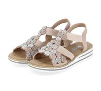 Rieker Sandalen - Gr. 40 - Rosa - Synthetik