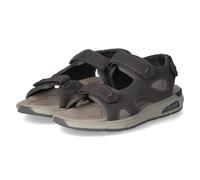 Rieker Sandalen - Gr. 43 - Schwarz - Textil & Synthetik