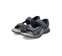 Rieker Herren Geschlossene Sandalen 26761-14 Blau (Navy/schwarz/schwarz 14) Größe 45
