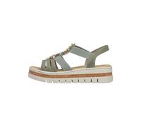 Rieker Sandalen Lederimitat Grün - 41