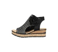 Rieker Sandalen Textil Schwarz - 41