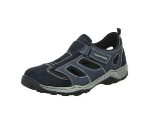 Rieker Sandalette Ferse geschlossen für Herren, blau, Größe 41 EU