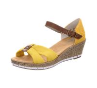 Rieker Sandalette für Damen, gelb, Größe 42 EU