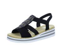 Rieker Sandalette für Damen, schwarz, Größe 40 EU