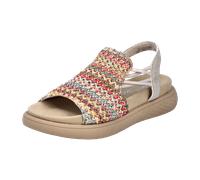 Rieker Sandalette Gummi für Damen, beige, Größe 39 EU