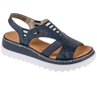 Rieker Sandals V44Y5-14, Women sandals, Navy, 40 EU