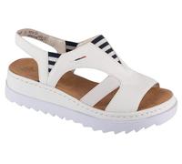 Rieker Sandals V44Y5-80, Women sandals, White, 39 EU