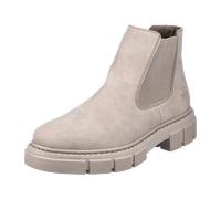Rieker Schlupf/Reißverschlussstiefelette Kaltfutter für Damen, beige, Größe 42 EU