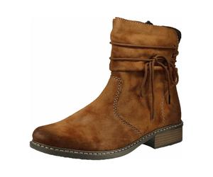 Rieker Schlupf/Reißverschlussstiefelette Kaltfutter für Damen, braun, Größe 37 EU