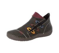 Rieker Schlupf/Reißverschlussstiefelette Kaltfutter für Damen, grün, Größe 38 EU