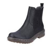 Rieker Schlupf/Reißverschlussstiefelette Kaltfutter für Damen, schwarz, Größe 38 EU