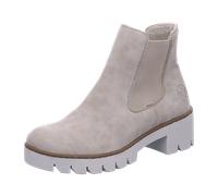 Rieker Schlupf/Reißverschlussstiefelette Warmfutter für Damen, beige, Größe 36 EU