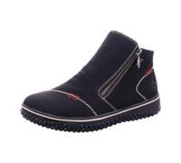 Rieker Schlupf/Reißverschlussstiefelette Warmfutter für Damen, schwarz, Größe 36 EU