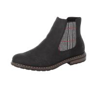 Rieker Schlupf/Reißverschlussstiefelette Warmfutter für Damen, schwarz, Größe 38 EU