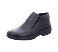 Rieker Schlupf/Reißverschlussstiefelette Warmfutter für Herren, schwarz, Größe 46 EU