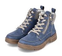 Rieker Schnürboots Blau - Gr. 41 - Textil