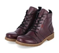 Rieker Schnürboots - Gr. 36 - Rot - Synthetik