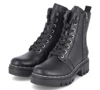 Rieker 74044 00 Damen Schnürboots Schwarz Schwarz 37
