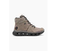 Rieker Schnürboots Taupe, Damen, Größe: 36, Material: Synthetik/Textil