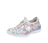 Rieker Sneaker (Kunstleder) L3252 weiss/bunt Damen, Größe Euro (US) 41 (9,5)
