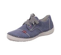 Rieker Schnürhalbschuh Casual für Damen, blau, Größe 36 EU