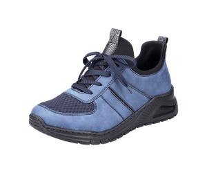 Rieker Schnürhalbschuh Casual für Damen, blau, Größe 39 EU