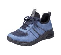 Rieker Schnürhalbschuh Casual für Damen, blau, Größe 42 EU