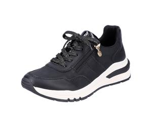Rieker Schnürhalbschuh für Damen, schwarz, Größe 42 EU
