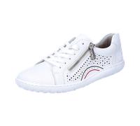 Rieker Damen-Schnürhalbschuh Weiß weiß38
