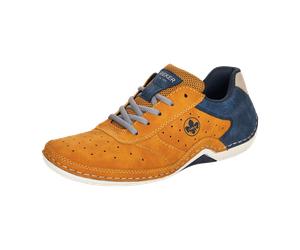 Rieker Schnürhalbschuh sportlicher Boden für Herren, gelb, Größe 41 EU