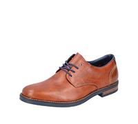 Rieker Herren Halbschuhe 13516 Schnürschuh braun mit seitlicher feiner Perforation Gr. 42