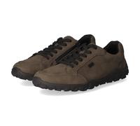 Rieker Schnürschuhe - Gr. 45 - Grau - Rauleder