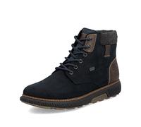 Rieker Herren Schnürstiefeletten B3343, Männer Stiefeletten, lose Einlage, wasserabweisend, riekerTEX,blau Kombi (15),46 EU / 11 UK