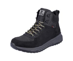 Rieker Schnürstiefel Boots Herren Schwarz Warm Neu für Herren, schwarz, Größe 45 EU