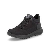 Rieker Sneaker, niedrig, Leder, Revolution Rubby, Schwarz , 45 EU