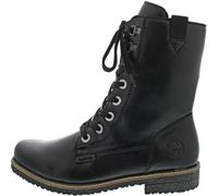Winterstiefelette RIEKER Gr. 39, schwarz Damen Schuhe Reißverschlussstiefeletten mit Warmfutter (47101837-39)